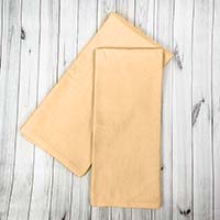 Solid Flat-Weave Kitchen Towel - Peach Fuzz