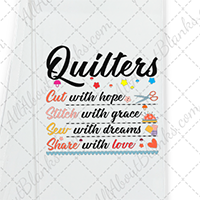 DTF Transfer - Quilters Cut With Hope